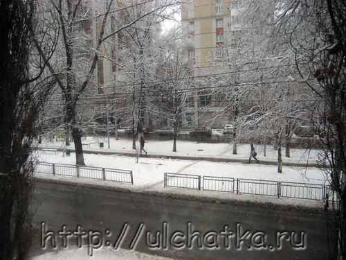 Опять зима в марте в Саратов пришла
