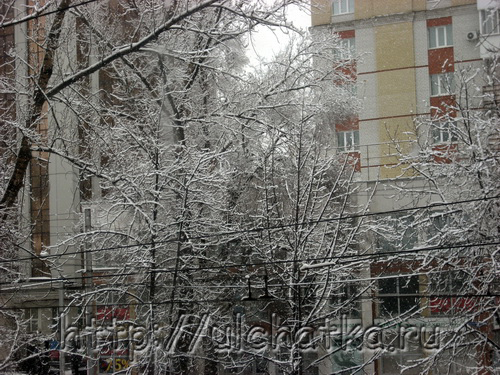 Опять зима в марте в Саратов пришла